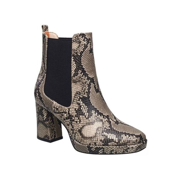 French Connection Penny Chelsea Block Heel Boots - Picture 1 of 16